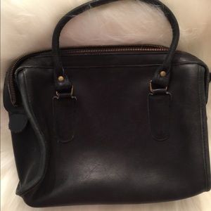 Brown Leather Vintage Coach Handbag